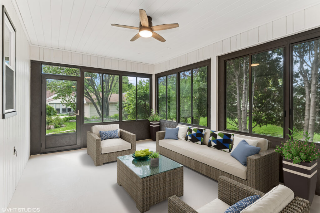 A stylish living room space.