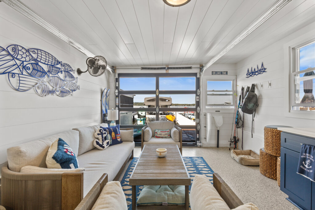 A modern living room space.